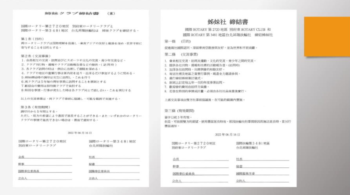 国際奉仕部門　活動方針